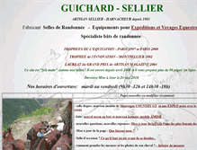Tablet Screenshot of guichard-sellier.fr